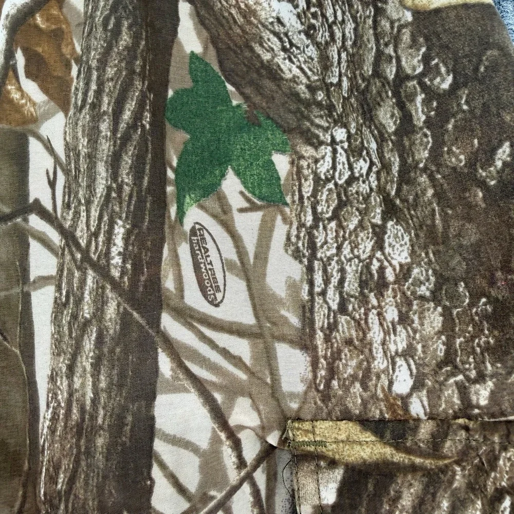 Winchester Realtree Hardwoods‎ Camo Cargo Pants Mens L Nylon Hunting